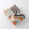 Manta de aire acondicionado para oficina estilo bohemio nórdico, manta de punto, cubrepiernas, chal, manta para siesta de dormitorio, gruesa