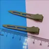 Color caramelo sin costuras pintado a mano clip de pico de pato modelado clip de partición de peluquería pasador de pelo clip suelto para la raíz del cabello clip de posicionamiento al por mayor