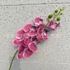 7 Orquídeas Phalaenopsis Artificiais para Arranjos de Casamento, Flores Artificiais para Decoração de Casa, Arte Floral para Decorações de Casamento, Compra em Lote Pequeno