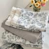 Conjunto de Quatro Peças, Conjunto de Três Peças em Renda Classe A com Estampa em Fio de Camada Dupla, Macio e Confortável, Pode Ser Usado para Dormir Nu, Lençóis de Cama, Capa de Edredom, Fronha, Transfronteiriço