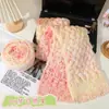 Bufanda de Caramelo Arcoíris Degradado Tejida a Mano DIY Hilo de Frijol Bola de Lana Artefacto de Tejer Hilo Mezclado a Mano Mohair