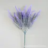 Boda Plantada de Cabello Hogar Púrpura Lavanda 5 Cabezas Lavanda Simulada Venta al por Mayor Flores Decorativas Estilo Pastoral