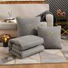 Almohada para Coche Edredón de Doble Propósito Cojín para Coche Edredón para Aire Acondicionado Edredón Fresco de Verano Almohada para Siesta de Oficina Edredón Pequeño Regalo