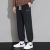 Calça esportiva masculina outono tornozelo amarrado solta casual 2023 nova marca de moda versátil calça de moletom masculina pesada