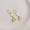 Colgante de Chica de Ballet Abstracta de Oro de 14K Rellenado que Conserva el Color Pendientes Colgantes Hechos a Mano para Bricolaje Colgante para Collar Accesorios de Joyería