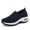 Zapatos de Mujer Transfronterizos Primavera y Verano Nuevos Talla Grande Color Sólido Elevadores Tejido de Malla con Cojín de Aire Zapatos Deportivos para Correr Zapatos Casuales