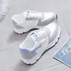 Zapatos de mujer de cuero con suela blanda, zapatos de Forrest Gump, nuevos zapatos deportivos casuales para primavera y otoño 2026, zapatillas de papá de moda H016