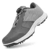 Lechuang Thestron Transfronterizos Talla Grande Zapatos de Golf para Hombre con Tacos Impermeables Deportivos Casuales Zapatos de Golf