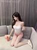 Huipeng 25 Años Tirante de Especias Ajustado Pura Deseo Ombligo de Gato Tirante Cinturón Vic Clip de Dibujos Animados Adorable Mujeres