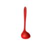 Cuchara sopera de silicona de punto grande de una pieza, más resistente a altas temperaturas, cuchara para cocinar de mango largo, cuchara para avena, utensilios de cocina de silicona