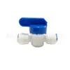 2-2 tapón de bola de purga hacia atrás tapón Tapa Barra T codo tapón partición atomización paisajismo tubería de purificación de agua accesorios