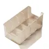 Caixa de Armazenamento de Máscara Facial, Caixa de Compartimentos para Cosméticos em Acrílico, Transparente para Mesa de Maquiagem de Grande Capacidade, Prateleira de Armazenamento de Produtos para Cuidados com a Pele