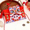 Envelopes Vermelhos Criativos Estilo Chinês Jintuan para Ano Novo, Aniversário, Celebração da Lua Cheia, Envelopes de Presente, Envelopes de Dinheiro de Ano Novo Magnéticos Tridimensionais Venda por Atacado