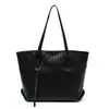 2026 Nueva Bolsa Tejida de Gran Capacidad Transfronteriza para Mujer, Bolso de Hombro Versátil Retro, Bolso Tote de Mano Estilo Coreano