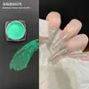 Nuevo Estilo Japonés Glitter para Uñas 12 Colores Set de Polvos con Recubrimiento de Caramelo Accesorios para Uñas Polvo Aurora Super Brillante