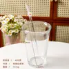 2026 Novos Canudos de Vidro Estilo Japonês Flor de Cerejeira para Suco, Leite, Bebidas e Chá de Leite, Canudos de Vidro Borossilicato Alto Resistentes a Altas Temperaturas