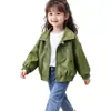 2026 Primavera Otoño Unisex Niños Bordado de Oso Chaqueta Abrigo Estilo Coreano Estilo Neutro Top Estilo de Moda Transfronterizo Dropshipping