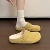 Mocasines sin cordones Zapatos de mujer 2026 Nueva Primavera Plisados Retro Birkenstock Mocasines de punta cerrada para mujer Ropa para exteriores