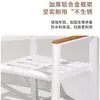 Mesa y Sillas Tejidas de Ratán para Exteriores Estilo Nórdico Mesa y Sillas para Comedor en Patio Exterior Mesa y Sillas para Zona de Ocio Sencilla en Villa Muebles de Jardín Transfronterizos