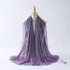Modelo Nuevo de Venta Caliente Transfronteriza Chal Malasio de Color Sólido Bufanda de Gasa Amazon Aliexpress