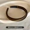 Diadema de Satín de Color Sólido Estilo Coreano para Mujer 2025 Nueva Banda para el Cabello para Lavarse la Cara Pasador de Cabello Alto Accesorio de Cabello de Moda