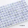 Pedras de Strass Roxo Lavanda para Nail Art Strass Irregulares com Base Pontiaguda Acessórios para Joias DIY Tendência Xiaohongshu Strass para Unhas Usáveis