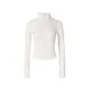 Chamarra de yoga para ir al trabajo, conjunto de yoga para mujer con cuello alto, chamarra con cierre y ajuste en la cintura, pantalones de yoga elásticos de cintura alta para mujer en el gimnasio