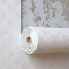 Paneles de pared autoadhesivos de travertino al por mayor personalizados, pegatinas de pared flexibles, porcelana blanda romana, papel tapiz de piedra blanda