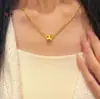 Collar y Pulsera Populares de Xiaohongshu en Dorado Arena Cepillado Ojo de Gato con Forma de Cintura, de Moda Lujo Ligero con un Toque de Alta Gama, Accesorios para el Día a Día
