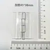 Dobradiças Transparentes Acrílicas Multiespecificação Porta e Janela Cobertura Dobradiças Plásticas Dobradiças de Vidro Dobradiças Dobráveis Virar Página