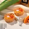 Acessórios de Ímã de Geladeira Pequenos para Sobremesas DIY Decorações de Loja de Sobremesas Miniaturas de Bolo Realistas Resina Comida Brinquedos
