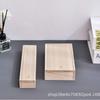 Estilo Minimalista Moderno Almacenamiento de Escritorio Caja de Madera Extraíble Multiusos Caja de Almacenamiento de Madera Extraíble Caja de Madera Extraíble