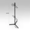Raquete de badminton raquete de tênis rack de exibição da ilha central da quadra de tênis rack de armazenamento de exibição de raquete de tênis de mesa rack de exibição de tubo de bola