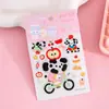 Pegatinas 5D tridimensionales con relieve para niñas, dibujos animados infantiles, autoadhesivas, impermeables, decoración DIY para funda de teléfono, patrones pequeños