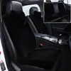 Cojín para Asiento de Coche Invierno Felpa de Conejo Lana Alfombrilla de Coche Asiento Individual Calefacción Cálida Antideslizante Cintura Pequeña Cojín para Asiento Trasero Pieza Única