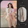 Lemon Story Disfraz Sexy de Enfermera Lencería Sexy Tentación Caliente Falda Corta de Color Sólido Conjunto de Uniforme Cosplay 8059