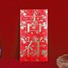 Envelope vermelho de casamento felicidade dupla presente bolsa dourada dama de honra padrinho presente de agradecimento é um envelope vermelho de casamento chinês criativo de alta qualidade atacado