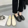 Zapatos de enfermera planos, sin cordones, de suela blanda, modernos, cómodos, de altura media, suela fina, nuevo estilo de otoño para mujer 2026
