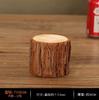 Chips de madera maciza hechos a mano para manualidades materiales decorativos pintados a mano para jardín de infantes anillo de árbol de Navidad de madera redonda base de cabeza de abeto