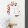 Adesivos de Interruptor Pintados com Folhas de Planta Verde para Quarto, Sala de Estar, Hall de Entrada, Adesivos de Decoração para Casa, Adesivos de PVC para Atacado com Padrões Personalizados