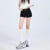 Shorts de Mezclilla Sexy Color Caqui para Mujer Primavera y Verano Nuevos de Cintura Alta Ajustados Sexy que Cubren la Cadera Ropa Exterior Super Shorts Americanos