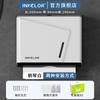 Caja de Papel Higiénico Grande Colgante Dispensador de Pañuelos Sentido Avanzado Hogareño Caja de Papel Manual sin Taladro para Hotel y Baño