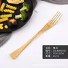 Conjunto de Talheres Ocidentais de Aço Inoxidável 304, Faca de Bife Cauda de Peixe Colorida Criativa, Garfo e Colher, Presente de Hotel Personalizável com logotipo