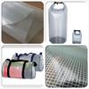 Suministro de Tela de Malla de PVC Transparente para Bolsas de Documentos, Tela Transparente Impermeable de PVC, Tela Resistente a la Humedad y al Clima, Lona, Impermeable