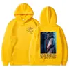 Sudadera con Capucha Oversize Estilo Hip-Hop Streetwear Suelto Nuevo Estilo para Comercio Exterior Independiente 2025 Estilo Rapper Retro