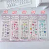 Adesivos de Varinha de Fada para Crianças, Adesivos Decorativos Faciais Estilo Princesa Menina, Adesivos para Maquiagem de Palco, Adesivos de Cristal Brilhantes