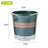 Maceta de rábano verde perezosa absorción automática de agua doble capa plástico maceta interior balcón sin agua transparente almacenamiento de agua maceta galón