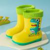 Botas de Lluvia para Niños Niñas Botas de Lluvia de Dinosaurio Zapatos Impermeables para Exterior Ligeras Antideslizantes Botas de Lluvia Zapatos para el Agua de Jardín de Niños para Cabello