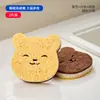 Esponja para Lavar Platos de Oso de Dibujos Animados, Estropajo Espesado, Absorbente y No Grasoso, Herramienta Mágica para Lavar Platos, Esponja de Pulpa de Madera, Específica para Cocina