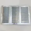 Saída de Ar em Aço Inoxidável com Aletas e Capuz de Exaustão em Liga de Ferro-Alumínio para Dissipação de Calor, Ventilação, Proteção contra Chuva e Painéis com Aletas Perfuradas